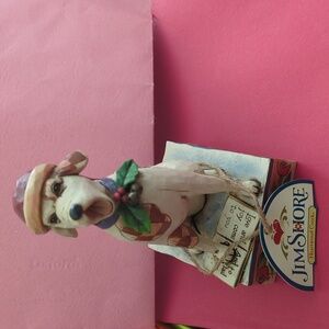 Jim Shore Heartwood Creek Holiday Dog Figurine